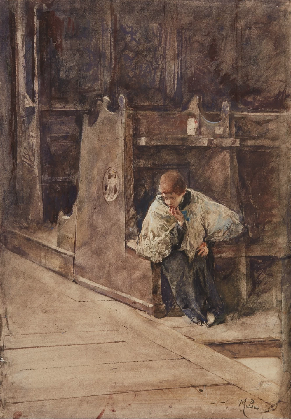 Bambino in chiesa